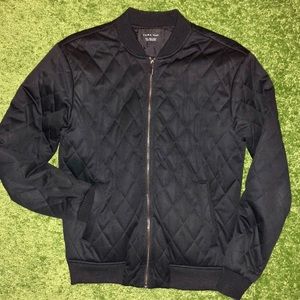 Zara XS Quilted Bomber Jacket